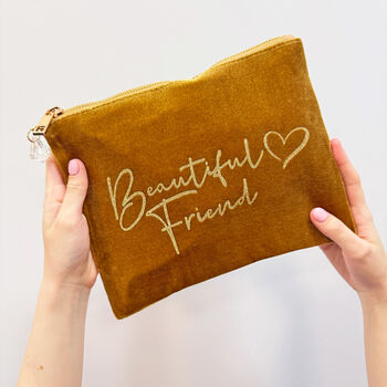 Velvet 'Beautiful Friend' Make Up Bag, 4 of 10