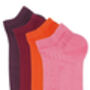 Four Pack Essential Women's Trainer Socks – Sunset, thumbnail 3 of 3