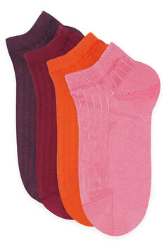 Four Pack Essential Women's Trainer Socks – Sunset, 3 of 3