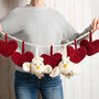 Valentine's Garland Easy Knitting Kit, thumbnail 1 of 10