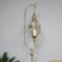 Antique Gold Hanging Lantern, thumbnail 2 of 3
