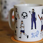 England 2024 Euros Football Mug, thumbnail 4 of 8