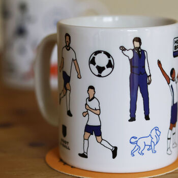 England 2024 Euros Football Mug, 4 of 8