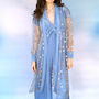 Estelle Duster Coat In Star Embroidered Tulle, thumbnail 1 of 2