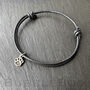 Paw Charm Bracelet. Solid Sterling Silver Charm, thumbnail 4 of 10