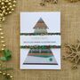 Christmas Postcards, Festive Christmas Trees, thumbnail 3 of 8