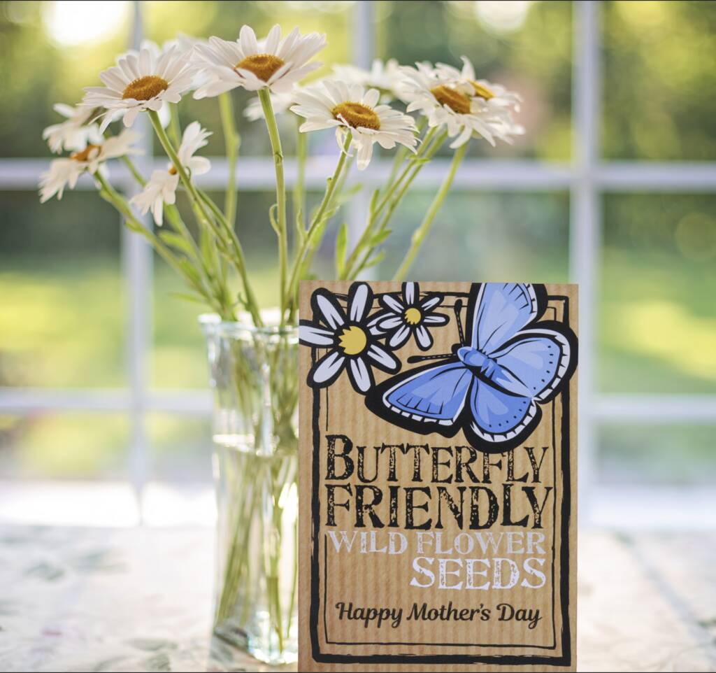 Mother's Day Butterfly Friendly Wild Flower Seeds, 1 of 4