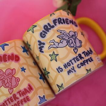 My Boyfriend Valentine Mug Funny And Romantic Coffee Cup, 2 of 7