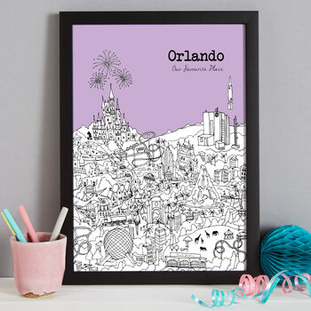 Personalised Orlando Print, 3 of 9