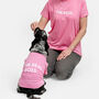 'The Boss' Matching Owner Dog T Shirt Pink Set, thumbnail 1 of 3