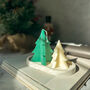 Handmade Christmas Tree Soy Wax Candle, thumbnail 2 of 4