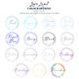 Frosted Acrylic Sparkly Circle Hen Party Signing Puzzle, thumbnail 4 of 5