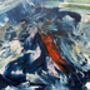 Large Original Abstract Expressionist Painting Acrylic On Canvas Contemporary 150 Cm, thumbnail 5 of 7