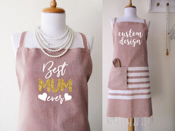 Personalised Soft Cotton Aprons, Tea Towels, 3 of 12
