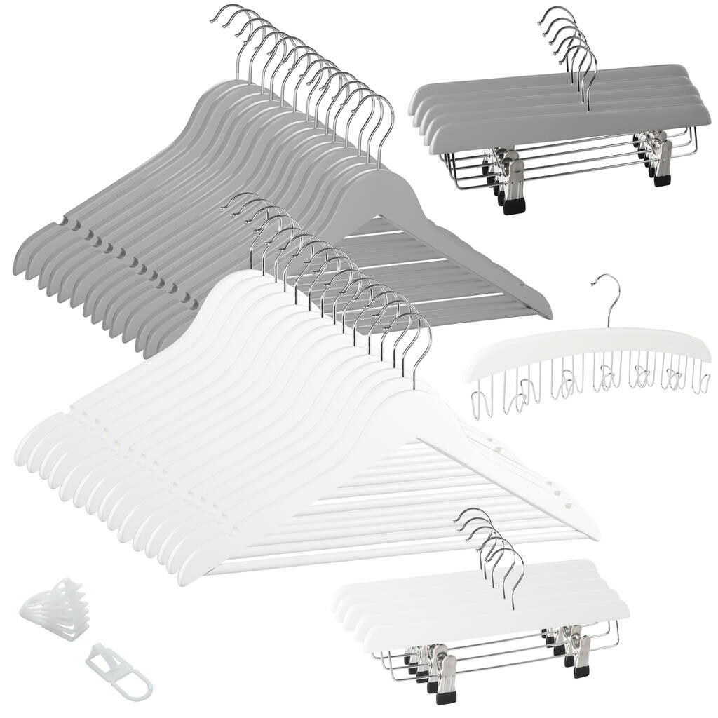 Set Of 71 Hangers And Accessories Mix, 1 of 12