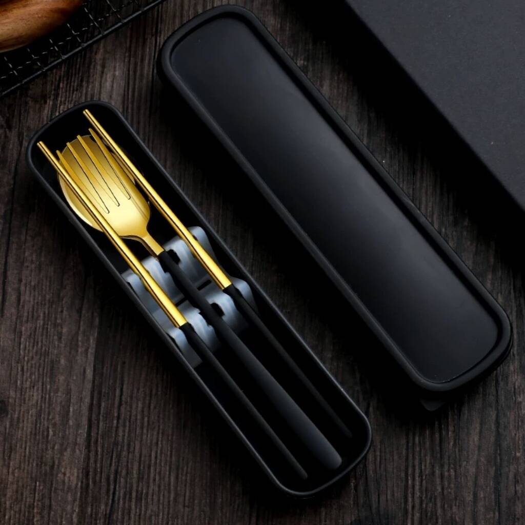 Luxury Cutlery Gift Set For Asian Cuisine Lovers By Natural Gift Store