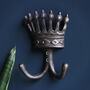 Cast Iron King's Crown Hook, thumbnail 1 of 3
