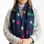 Bright Stars Winter Scarf, thumbnail 1 of 7
