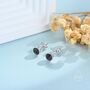 Sterling Silver Dark Iolite Stud Earrings, thumbnail 3 of 11