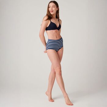 Women's 'On The Pier' Four Pack Bamboo Full Briefs, 5 of 8