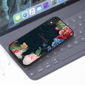 iPhone Case Flowers And Butterflies 12 13 14 15 Se, 2 of 2
