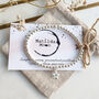 Sterling Silver Personalised Open Star Charm Initial Stretch Bracelet, thumbnail 2 of 9