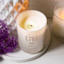 Personalised 70th Birthday Engraved Scented Candle, thumbnail 1 of 5