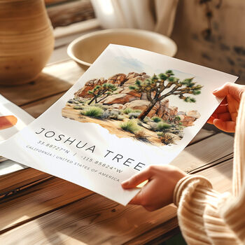 California Landmark Poster For Joshua Tree Travel Destination, 3 of 7