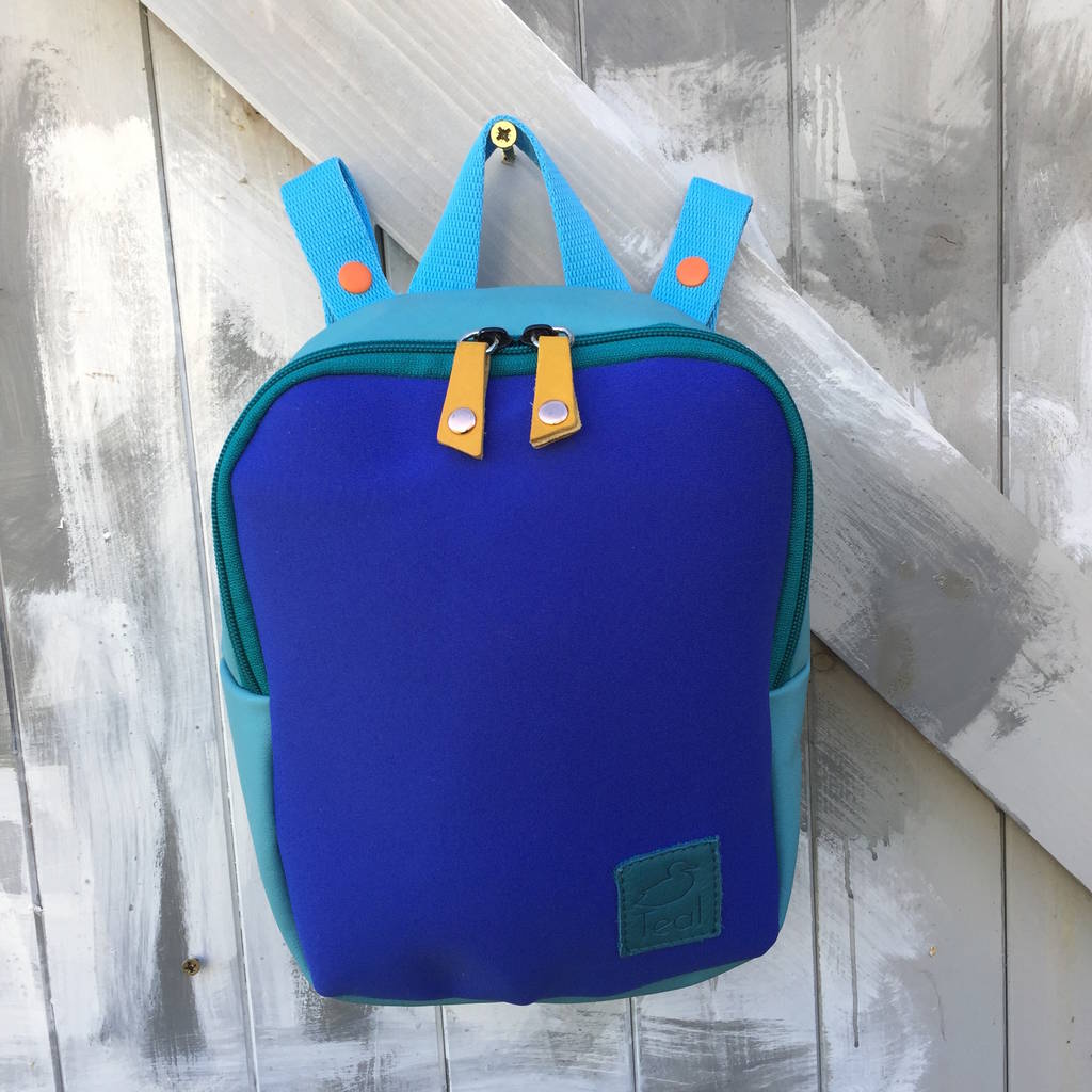 kids scooter backpack by teal