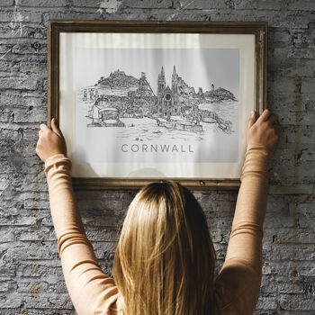 Cornwall Skyline Cityscape Art Print, 2 of 9