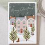 Snowy Village Christmas Card Bundle Or Single Card, thumbnail 1 of 2