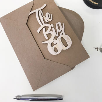 Personalised Big 60 Birthday Card, 6 of 9