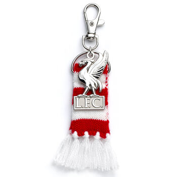 Liverpool Football Club Red Scarf Liver Bird Backpack Hanger, 2 of 3