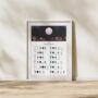 Mushrooms 2026 Lunar Calendar A4 Print, thumbnail 4 of 4