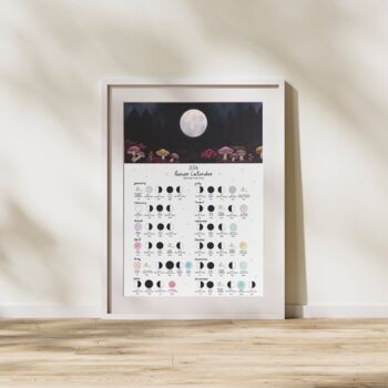 Mushrooms 2026 Lunar Calendar A4 Print, 4 of 4
