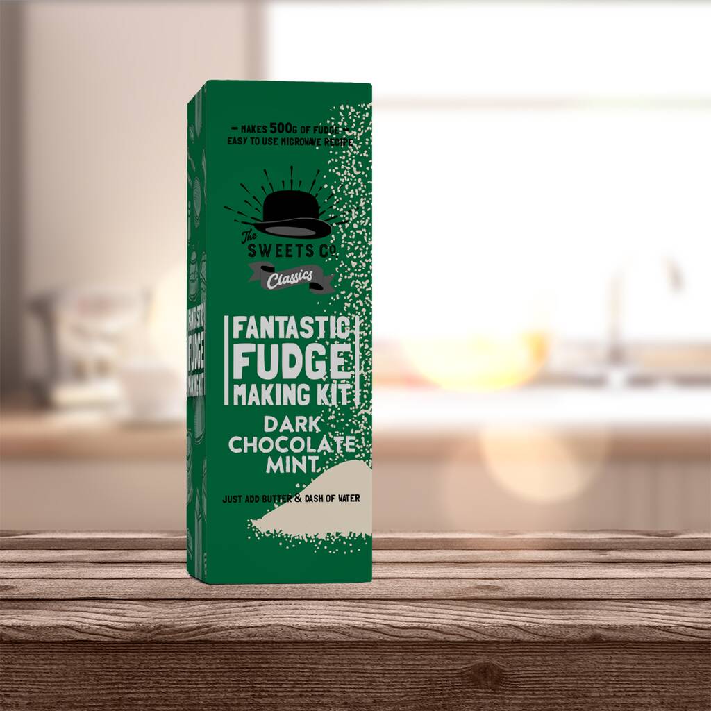 Fantastic Fudge Making Kit Dark Chocolate And Mint By The Sweets Co