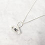 Evil Eye Healing Charm Silver Protection Necklace, thumbnail 1 of 5