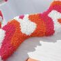 Irregular Shape Pink And Orange Mirror, thumbnail 8 of 8