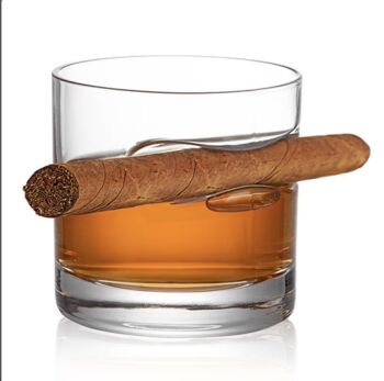 A Cigar Whisky Glass, 2 of 3