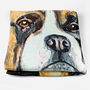Boxer Dog Fleece Blanket, thumbnail 3 of 5