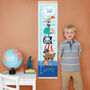 Personalised Pirate Height Chart, thumbnail 1 of 6