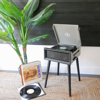 Retro Style Record Player On Legs, 4 of 10