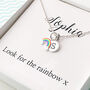 Personalised Rainbow Necklace, thumbnail 1 of 3