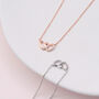 Forever Friend Joined Hearts Necklace, thumbnail 3 of 4