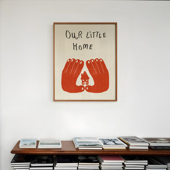Our Little Home Hallway Wall Art Print, 8 of 9
