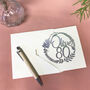 Personalised 80th Floral Birthday Papercut Card, thumbnail 7 of 9