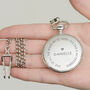 Personalised Father Of Bride Pocket Watch, thumbnail 3 of 6