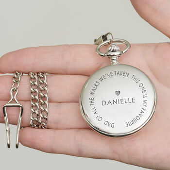 Personalised Father Of Bride Pocket Watch, 3 of 6
