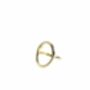 Irregular Circle Ring, Rose Or Gold Plated 925 Silver, thumbnail 8 of 10