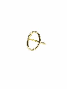 Irregular Circle Ring, Rose Or Gold Plated 925 Silver, 8 of 10